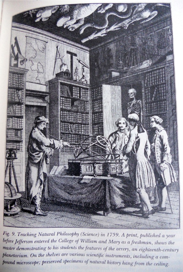 Teaching science in 1759